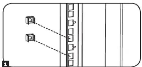 Tripp Lite SmartRack SRW26US - Installation et retrait des écrous cages - 1