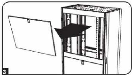 Tripp Lite SmartRack SR42UBZ4 - Configuration du boîtier - 1