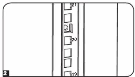 Tripp Lite SmartRack SR42UBZ4 - Para Retirar las Tuercas de Fijación, Invierta los Pasos 1 \~ 3. - 2