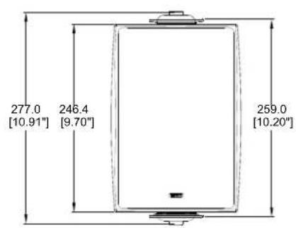 TANNOY DVS 6 - DVS (EN54) - Abmessungen - 4