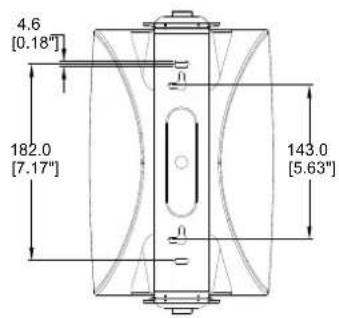 TANNOY DVS 6 - DVS (EN54) - Abmessungen - 6