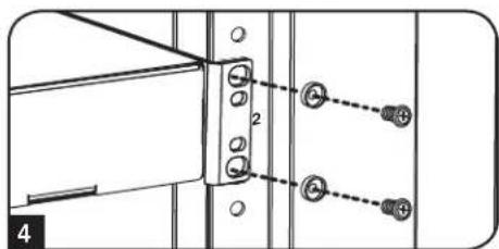 Tripp Lite SmartRack SRW10US - Alternate Mounting: Tapped Hole Mounting Rail - 4