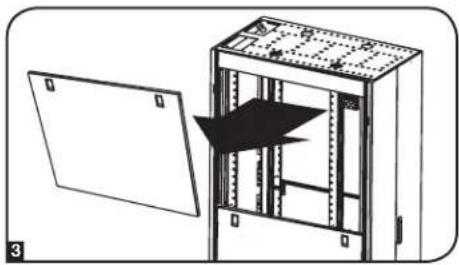 Tripp Lite SmartRack SR2400 - Adding or Removing Side Panels (continued) - 1