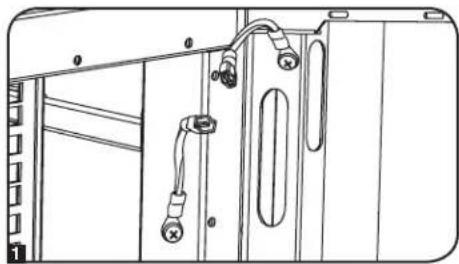 Tripp Lite SmartRack SR2400 - Invirtiendo la Puerta Frontal - 1