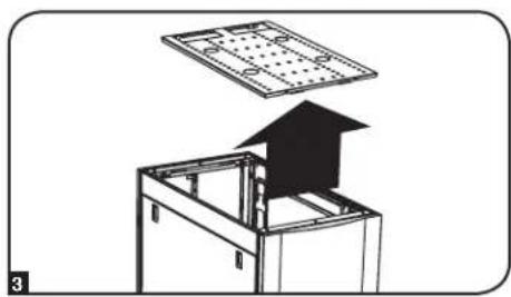 Tripp Lite SmartRack SR2400 - Enlèvement du panneau supérieur - 3