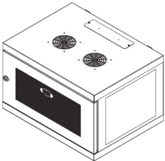 Tripp Lite SmartRack SRW6UKD - SmartRack® 6U Low-Profile Switch-Depth Knock-Down Wall-Mount Rack Enclosure Cabinet - 1