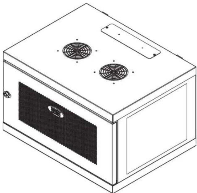 Tripp Lite SmartRack SRW6UKD - Gabinete SmartRack® de 6U de bajo perfil y profundidad de Switch Desarmado para instalación en pared - 1