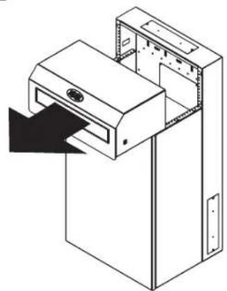 Tripp Lite SmartRack SRWF12U38 - Démontage - 2
