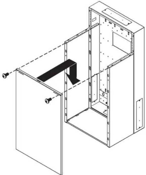 Tripp Lite SmartRack SRWF12U38 - Installation des panneaux avant - 2