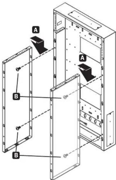Tripp Lite SmartRack SRWF12U38 - Side Panel Installation - 1