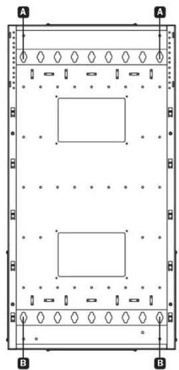 Tripp Lite SmartRack SRWF12U38 - Instalacion en Rack de 2 Postes - 1