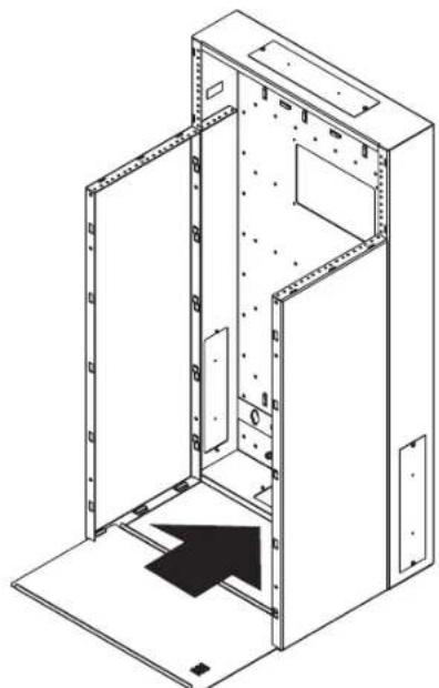 Tripp Lite SmartRack SRWF12U38 - Installation du plateau de I'event - 1