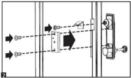 Tripp Lite SmartRack SR42UBCL - Como invertir las puertas del frente (continuacion) - 1