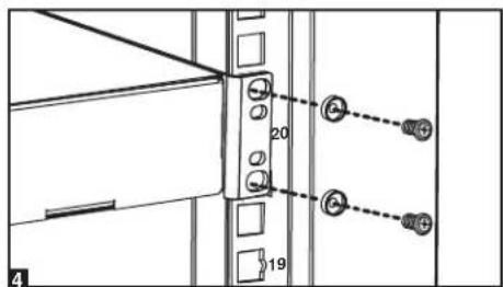 Tripp Lite SmartRack SR42UBCL - Installation des écrous à cage - 4
