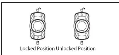 Tripp Lite SmartRack SR42UBCL - Using the Combination Lock - 1