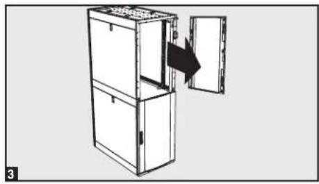Tripp Lite SmartRack SR42UBCL - Reversing Doors - 3