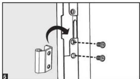 Tripp Lite SmartRack SR42UBCL - Como invertir las puertas - 5