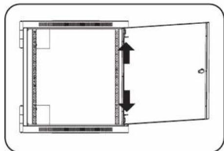Tripp Lite SmartRack SR18UB - Inverser le sens des portes - 3