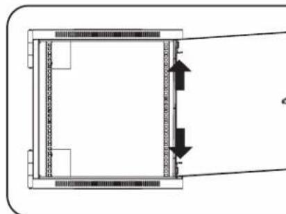 Tripp Lite SmartRack SR18UB - Reversing the Doors - 3