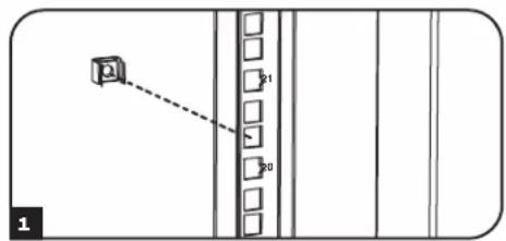 Tripp Lite SmartRack SR18UB - Instalación o extracción de las tuercas de jaula - 1