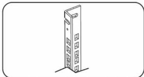 Tripp Lite SmartRack SR18UB - Ajuster la profondeur des rails de montage - 1