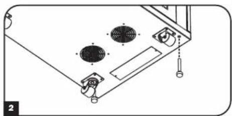 Tripp Lite SmartRack SR18UB - Installing Levelers - 2