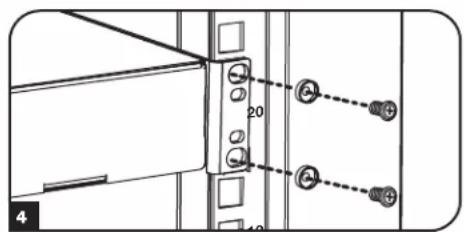 Tripp Lite SmartRack SR18UB - Instalación o extracción de las tuercas de jaula - 4