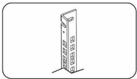 Tripp Lite SmartRack SR18UB - Ajuste de la profundidad del riel de montaje - 1