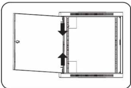 Tripp Lite SmartRack SR18UB - Reversing the Doors - 1