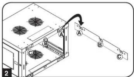 Tripp Lite SmartRack SRW12U13 - Nopraok HacteHHoro MOHTaJa WaKaΦa - 2