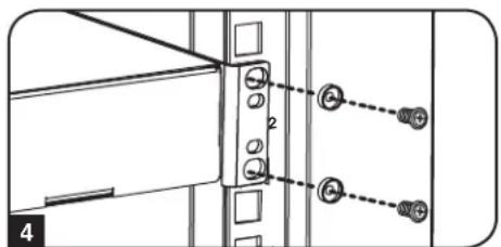 Tripp Lite SmartRack SRW12U13 - Installation et retrait des écrous cages - 4