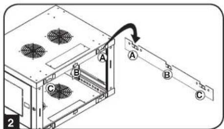 Tripp Lite SmartRack SRW12U13 - Advertencia: No intentar instalar el gabinete en la pared con el equipo en el gabinete. - 2