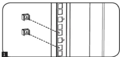 Tripp Lite SmartRack SRW18US13 - Installation et retrait des écrous cages - 1