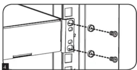 Tripp Lite SmartRack SRW18US13 - Installation et retrait des écrous cages - 4