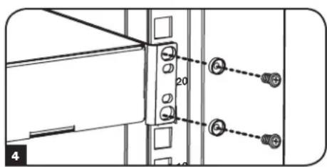 Tripp Lite SmartRack SRW18UHD - To Remove Cage Nuts, Reverse Steps 1-3 - 4