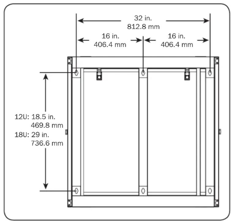Tripp Lite SmartRack SRW18UHD - Montage mural du boîtier - 2
