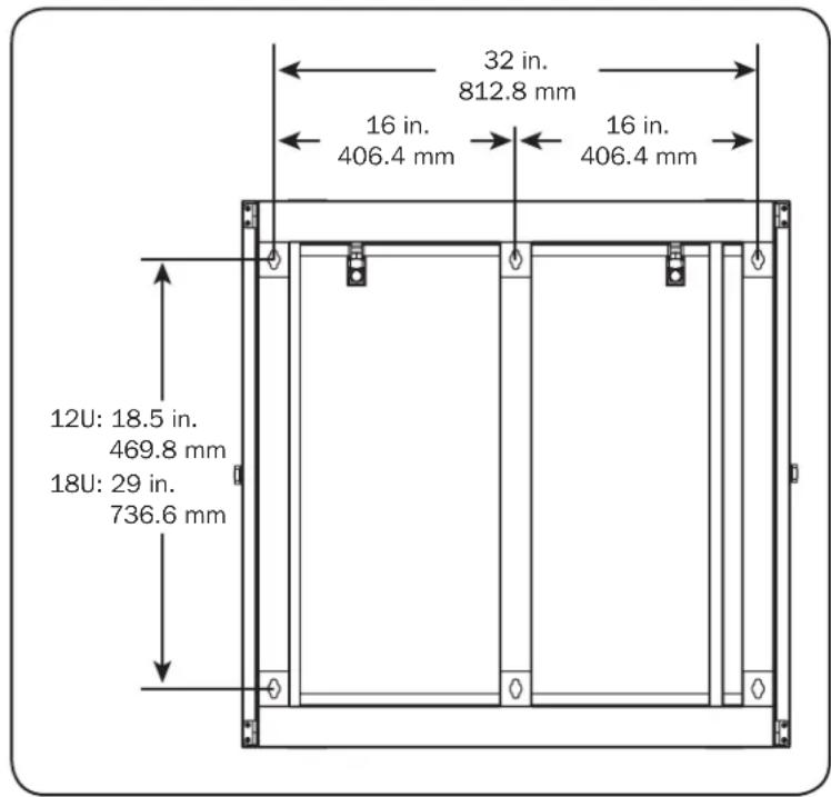 Tripp Lite SmartRack SRW18UHD - Wall Mounting the Enclosure - 2
