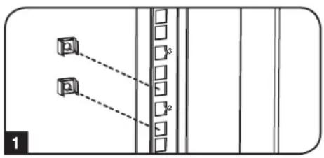 Tripp Lite SmartRack SRW9UDPGVRT - Installing or Removing Cage Nuts - 1