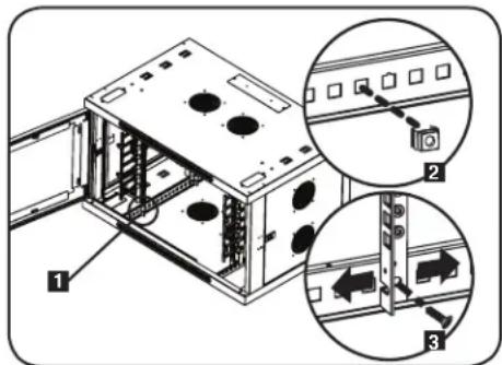 Tripp Lite SmartRack SRW9UDPGVRT - Perynnpobka rny6HHb MoNTaXHbIX HapabNIOx - 1
