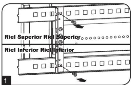 Tripp Lite SmartRack SRW9UDPGVRT - Instalación Alterna: Riel de Instalación con Orificio Roscado - 1