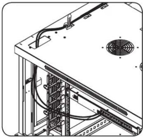 Tripp Lite SmartRack SRW9UDPGVRT - Acheminement des câbles - 1
