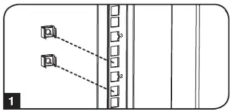 Tripp Lite SmartRack SRW9UDPGVRT - Installation et retrait des écrous cages - 1