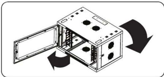 Tripp Lite SmartRack SRW9UDPGVRT - Invirtiendo el Gabinete - 1