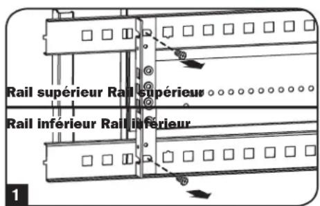 Tripp Lite SmartRack SRW9UDPGVRT - Autre montage : rail de montage à trou taré - 1