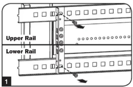 Tripp Lite SmartRack SRW9UDPGVRT - Alternate Mounting: Tapped Hole Mounting Rail - 1