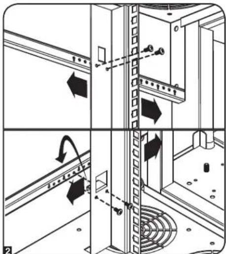 Tripp Lite SmartRack SR2000 - Rear Rail Adjustment - 2