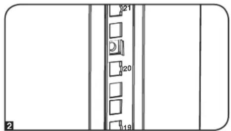 Tripp Lite SmartRack SR2000 - To Remove Cage Nuts, Reverse Steps 1-3 - 2