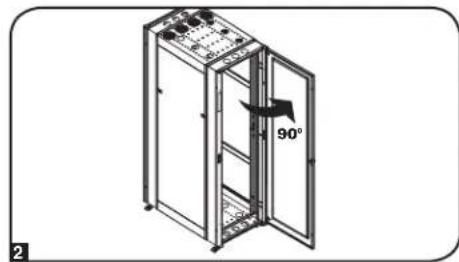 Tripp Lite SmartRack SR2000 - Enlevement d'un panneau latorial - 2