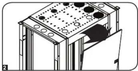 Tripp Lite SmartRack SR2000 - Para Reinstalar el Panel Lateral, Revierta los Pasos 1 a 3 - 5