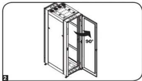 Tripp Lite SmartRack SR2000 - Para Reinstalar el Panel Lateral, Revierta los Pasos 1 a 3 - 2